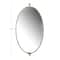 Hello Honey® 27" Gold Pivoting Oval Wall Mirror